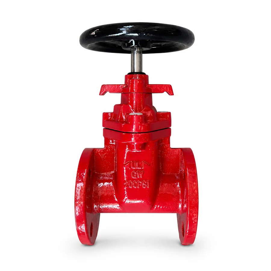Gate valve front view